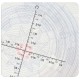 Grila calibrare si masurare - Card transparent - Reticle card